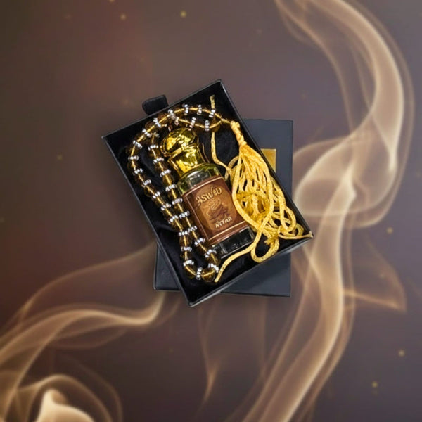 Aswad – 6ml Attar with Complimentary Tasbeeh