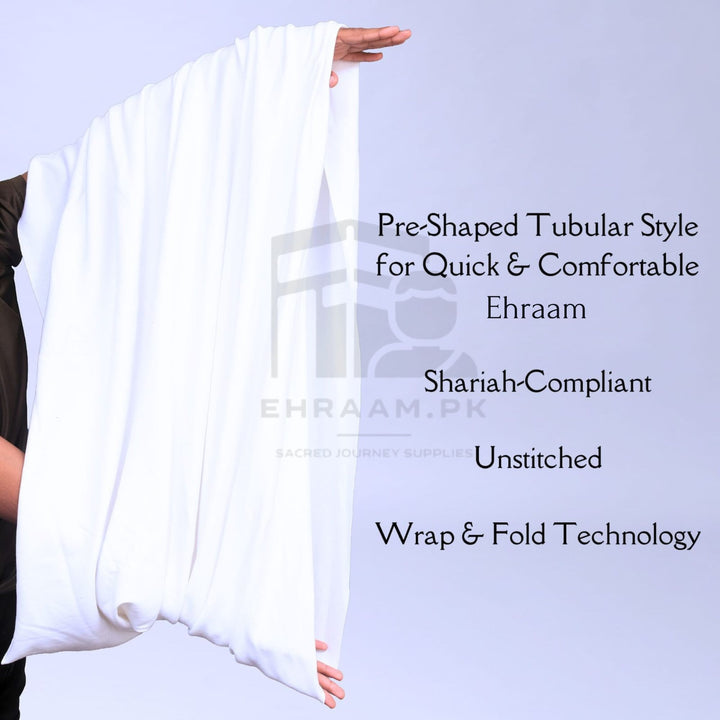 Tubular Ehraam – Available in Multiple Sizes – Ehram.pk
